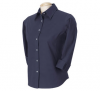 Devon & Jones Ladies' 3/4 Sleeve Stretch Poplin Blouse