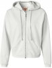 Pigment Dyed Ladies Full-Zip Hooded Sweatshirt